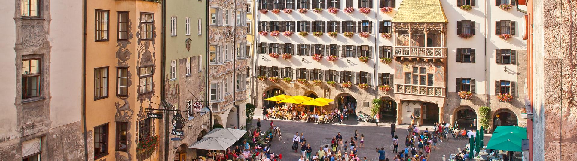 Das goldene Dachl der Landeshauptstadt von Tirol